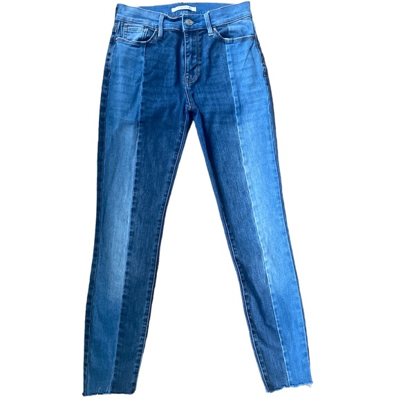 Pacsun high rise skinny jegging 2 tone raw hem size 23 - Picture 2 of 7